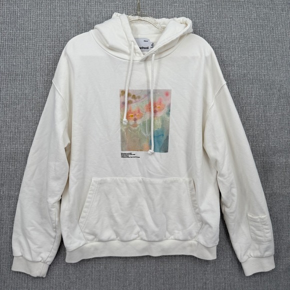 Sundae School Hoodie Pullover Graphic Print Long Sleeve Sweatshirt XL - Picture 1 of 14